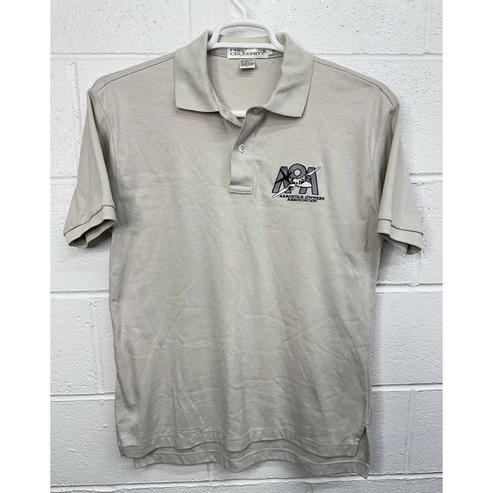 Aerostar Owners Association Plane Club Pilot Polo Shirt / Men's Large